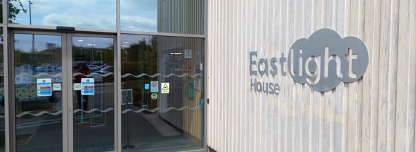 Eastlight House sign (HQ in Braintree)