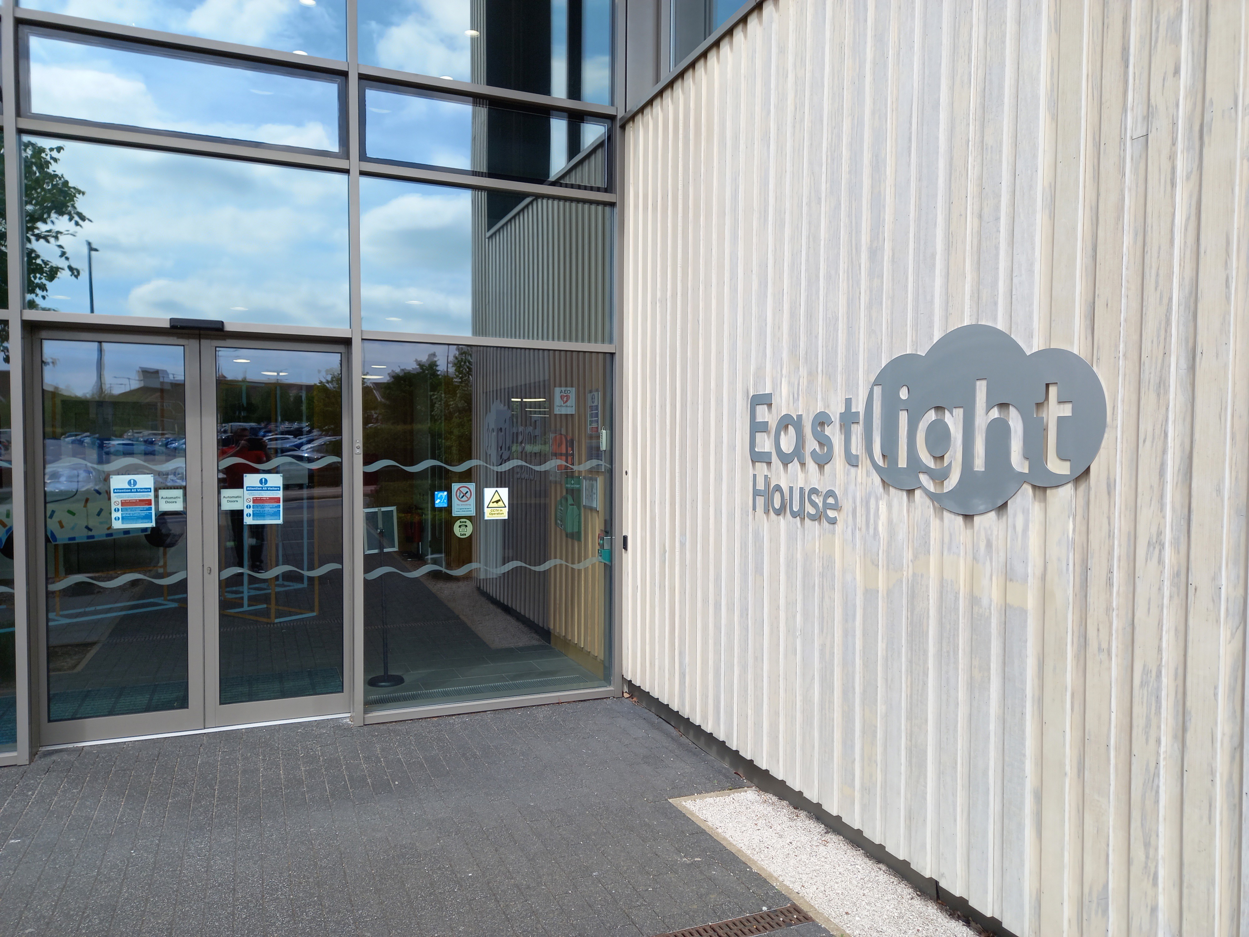 Eastlight House sign (HQ in Braintree)