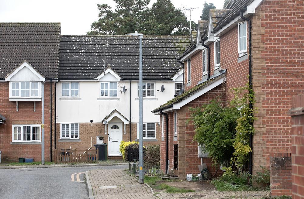 Houses on a street