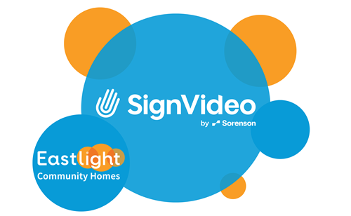 SignVideo Logo and Eastlight Logo