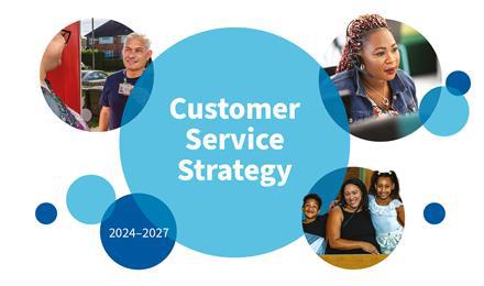 Customer Service Strategy 2024 2027 Graphic